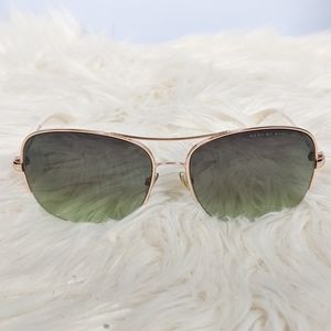 Marc Marc Jacobs Green Aviator Sunglasses w/Case